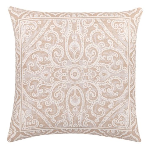 Jacquard cushion geometric beige 45x45 MYKONOS C.4