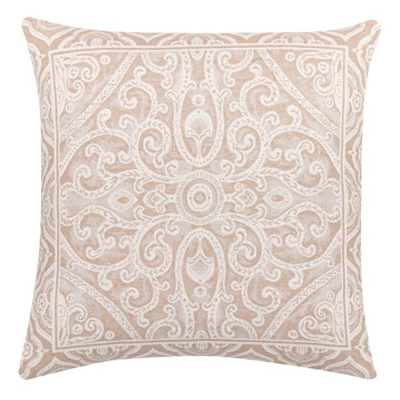 Jacquard cushion geometric beige 45x45 MYKONOS C.4