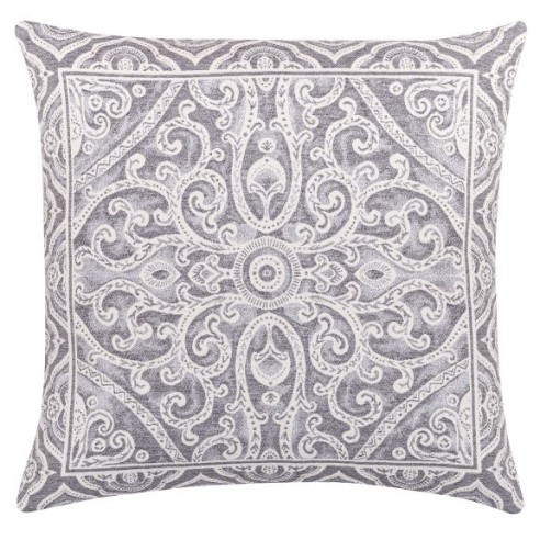 Jacquard cushion geometric grey 45x45 MYKONOS C.6