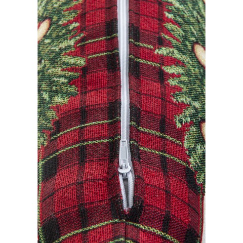 Cojin Jacquard con Arbol de Navidad. 45x45 SAPIN