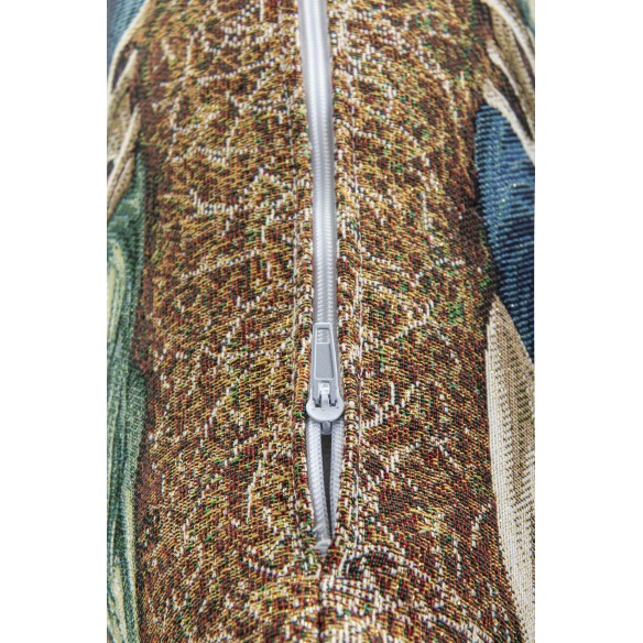 Jacquard cushion with Adoration. 45x45 HOLY FAMILY