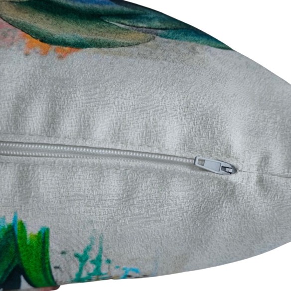 Cojin estampado con imagenes de plantas 45x45 ARTEMISA