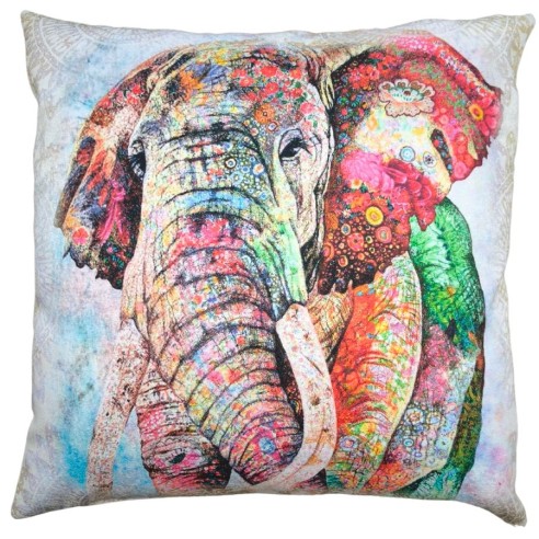 Printed cushion elephant 45x45 ELEPHANT