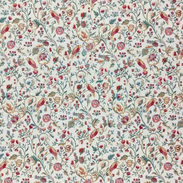 Tejido Jacquard NEEM 4 con estilo floral chines vintage. Ancho 140