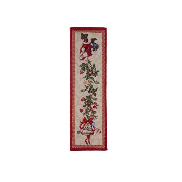 Camino de Mesa Santa Clauds 40x135 cm – Diseño Navideño Papá Noel