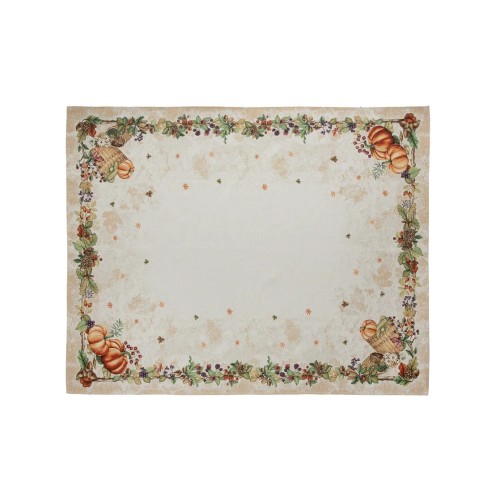 Mantel Pumpkin Cottage en Jacquard – Decoración de Otoño y Halloween
