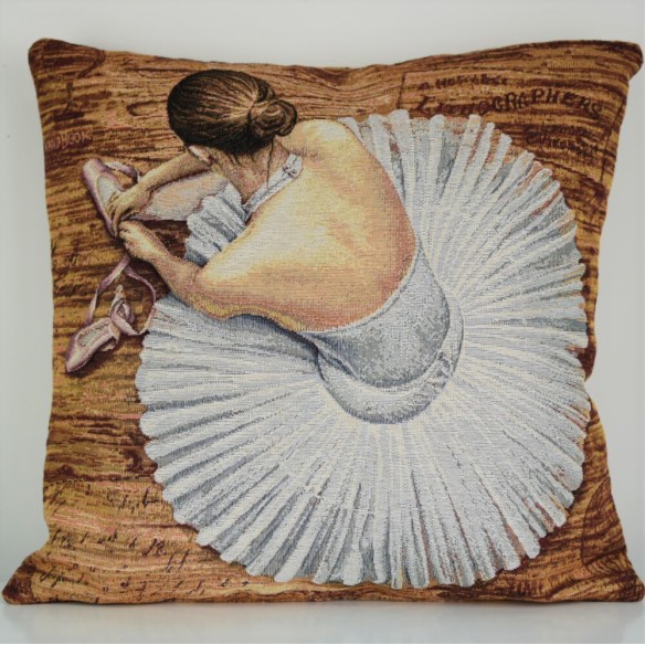 Jacquard cushion ballerina 45x45 ODETTE