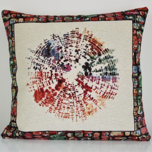 Jacquard cushion 45x45 abstract. TULUM